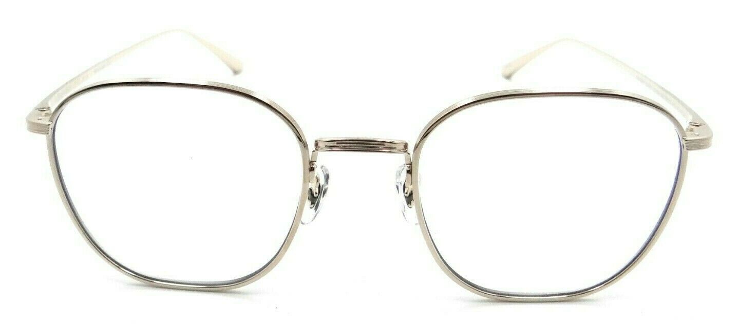 Oliver Peoples Sunglasses 1230ST 52921W The Row Board Meeting 2 White Gold/Clear-827934435223-classypw.com-2