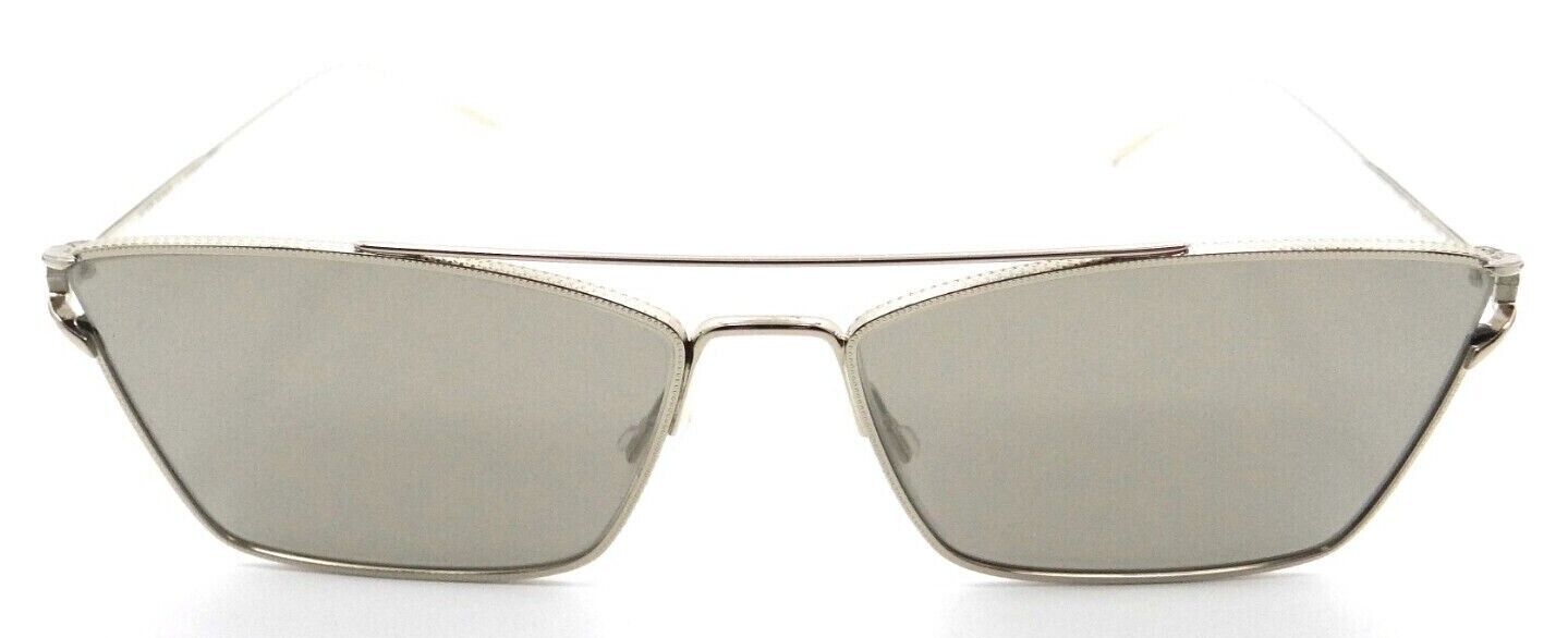 Oliver Peoples Sunglasses 1244S 50356G 59-16-145 Evey Gold / Taupe Flash Mirror-827934422971-classypw.com-1