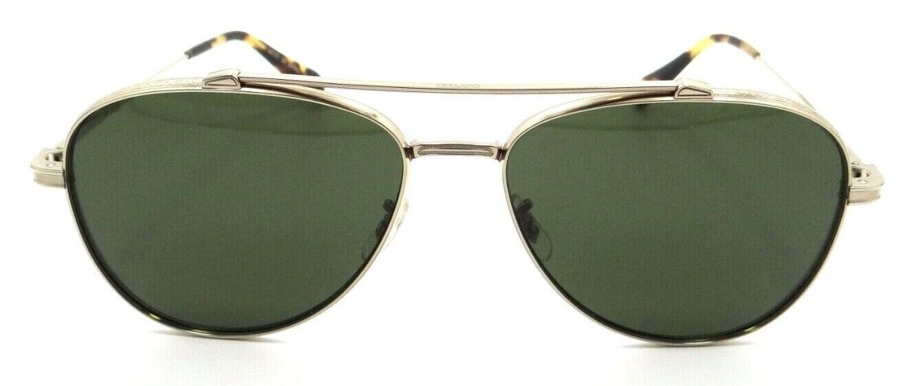 Oliver Peoples Sunglasses 1266ST 503580 56-15-145 Rikson Soft Gold / Green Japan-827934432659-classypw.com-2