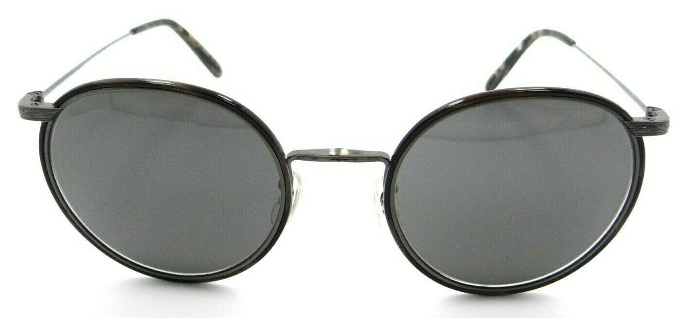 Oliver Peoples Sunglasses 1269ST 5076R5 49-21-145 Casson Black Horn /Carbon Grey-827934439009-classypw.com-2