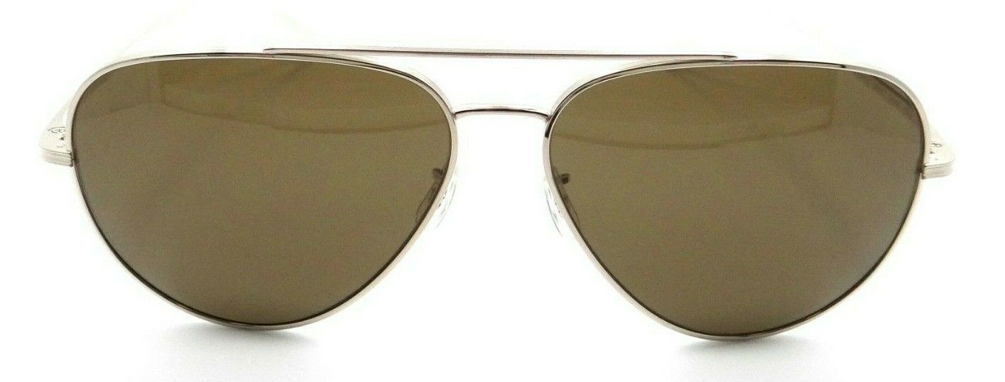Oliver Peoples Sunglasses 1277ST 529257 The Row Casse Gold /Brown Polarized 58mm-827934450820-classypw.com-1