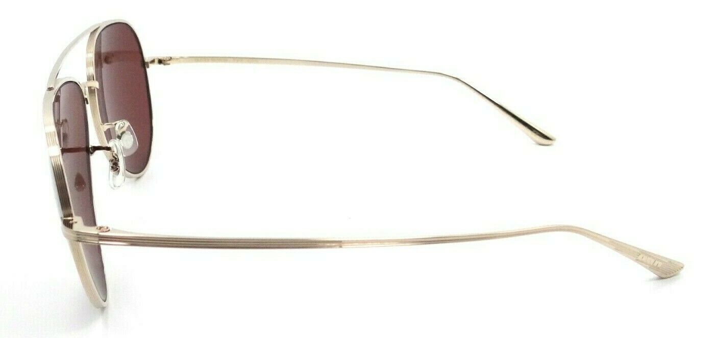 Oliver Peoples Sunglasses 1277ST 5292C5 The Row Casse Gold / Burgundy 58mm-827934450868-classypw.com-3