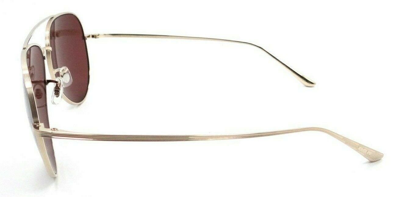 Oliver Peoples Sunglasses 1277ST 5292C5 The Row Casse Gold / Burgundy 61mm-827934450875-classypw.com-3