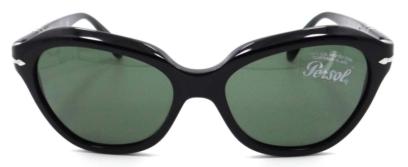 Persol Sunglasses PO 0582S 95/31 54-17-140 Black / Green Made in Italy-8056597354158-classypw.com-1