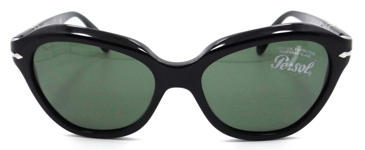 Persol Sunglasses PO 0582S 95/31 54-17-140 Black / Green Made in Italy-8056597354158-classypw.com-2