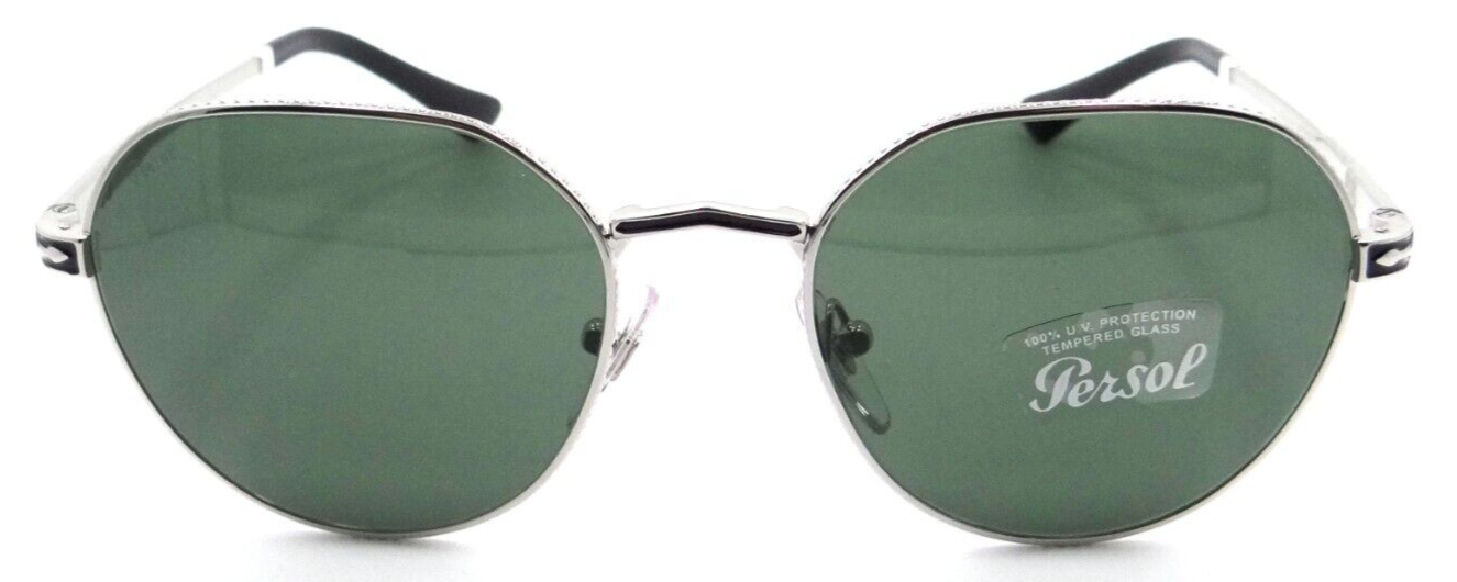Persol Sunglasses PO 2486S 1113/31 53-19-145 Silver - Black /Green Made in Italy-8056597545938-classypw.com-2