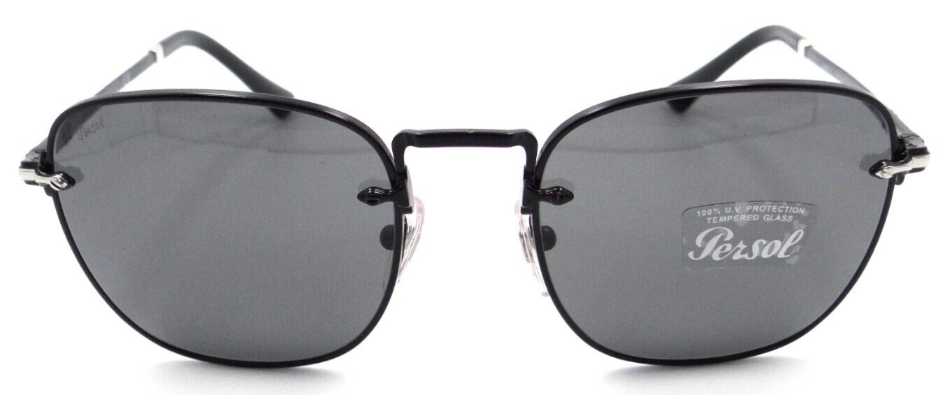 Persol Sunglasses PO 2490S 1078/B1 54-20-145 Black / Dark Grey Made in Italy-8056597595117-classypw.com-2