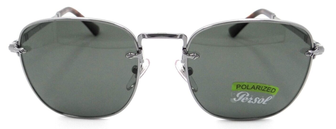 Persol Sunglasses PO 2490S 513/58 54-20-145 Gunmetal / Green Polarized Italy-8056597598095-classypw.com-2