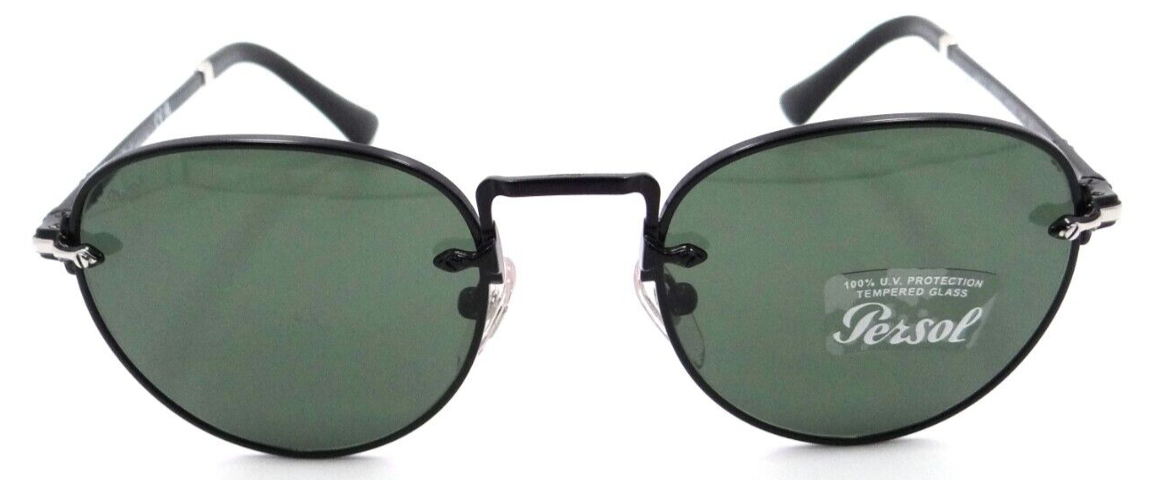 Persol Sunglasses PO 2491S 1078/31 49-20-140 Black / Green Made in Italy-8056597595438-classypw.com-1