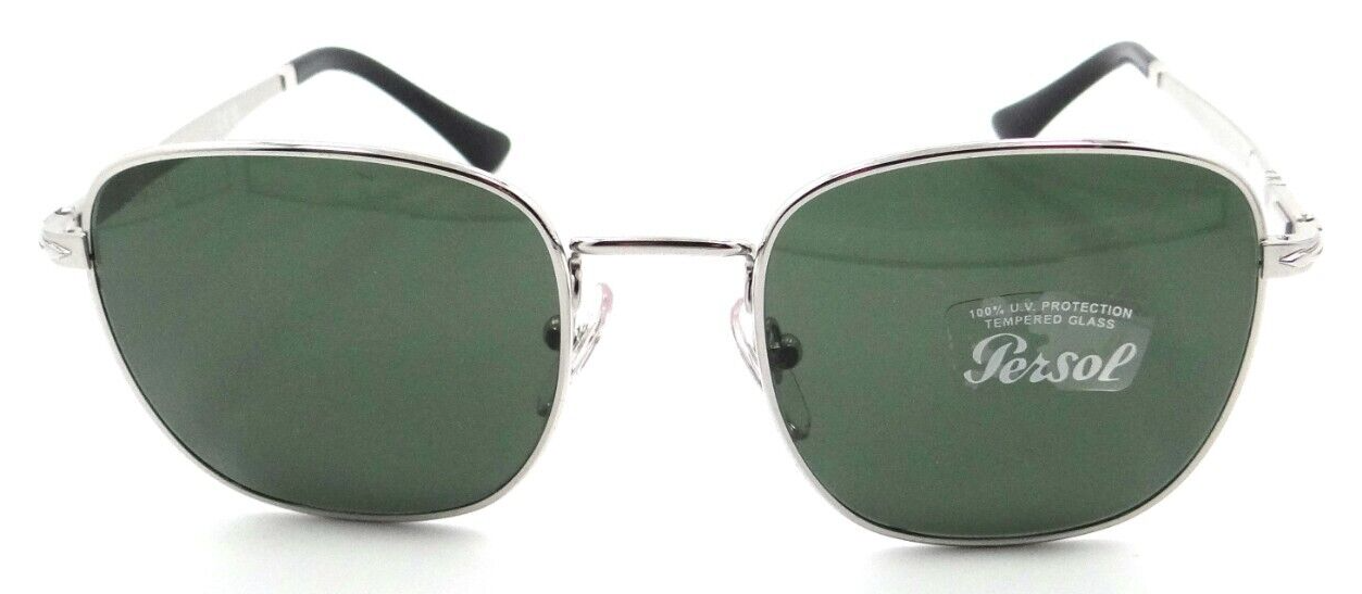 Persol Sunglasses PO 2497S 518/31 52-20-140 Silver / Green Made in Italy-8056597593922-classypw.com-2