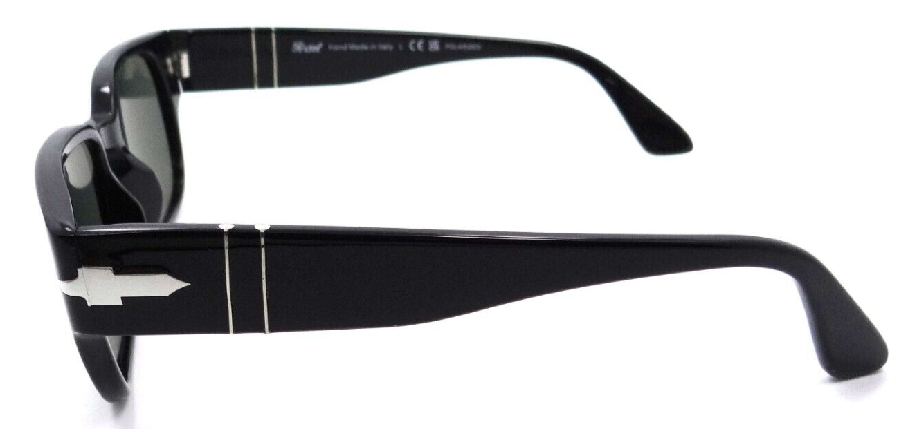 Persol Sunglasses PO 3245S 95/58 52-19-145 Black / Green Polarized Made in Italy-8056597225373-classypw.com-3