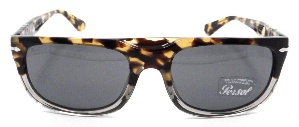 Persol Sunglasses PO 3271S 1130/B1 55-19-145 Brown Tortoise - Grey / Dark Grey-8056597528764-classypw.com-2
