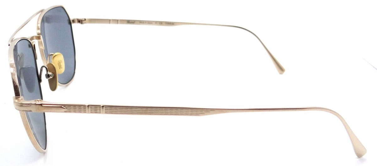 Persol Sunglasses PO 5003ST 8000/56 54-16-145 Gold / Light Blue Made in Japan-8056597151351-classypw.com-3