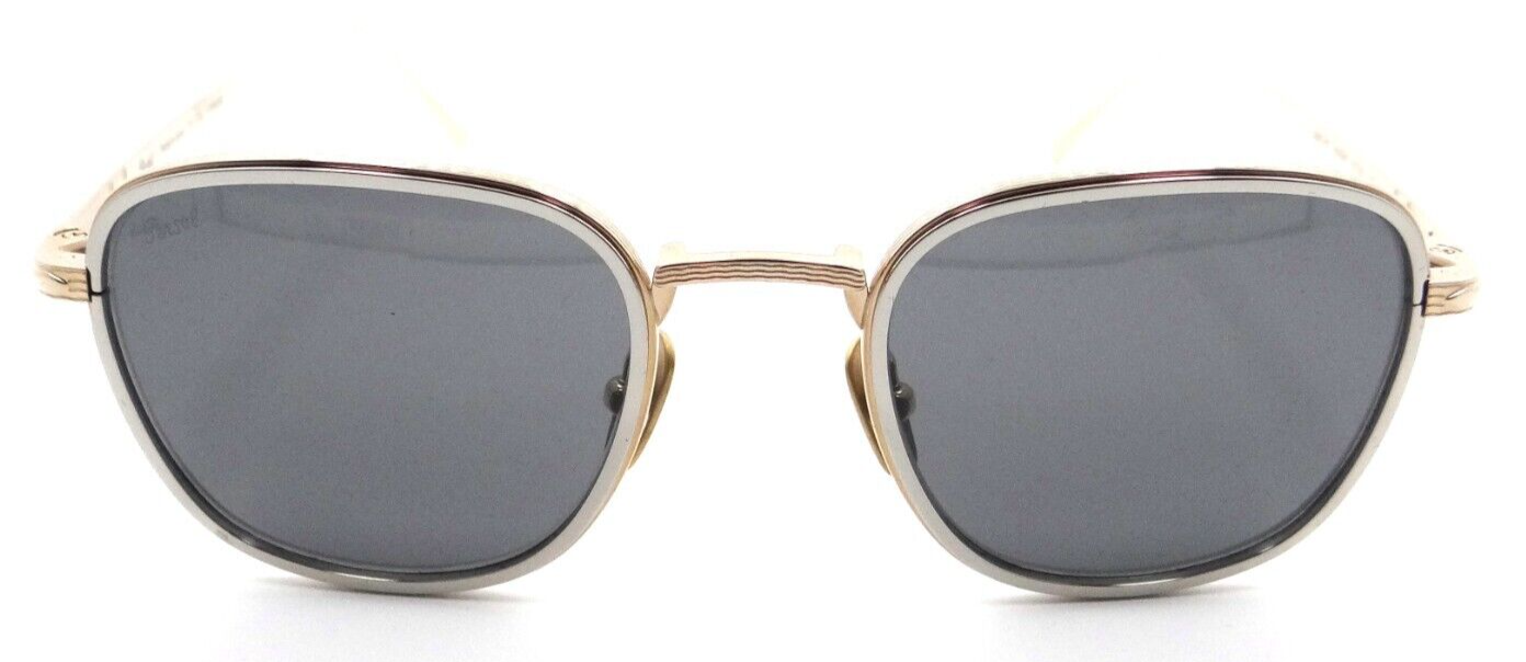 Persol Sunglasses PO 5007ST 8005/B1 47-21-145 Gold - Silver / Dark Grey Japan-8056597444163-classypw.com-1