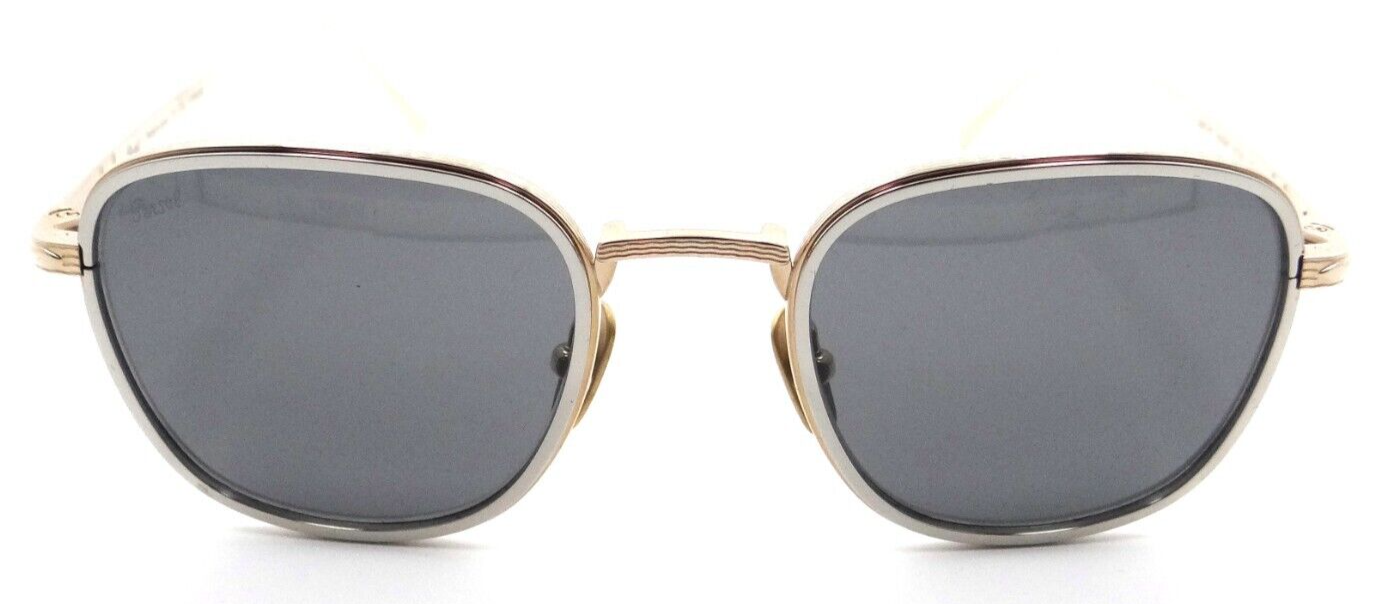 Persol Sunglasses PO 5007ST 8005/B1 47-21-145 Gold - Silver / Dark Grey Japan-8056597444163-classypw.com-2