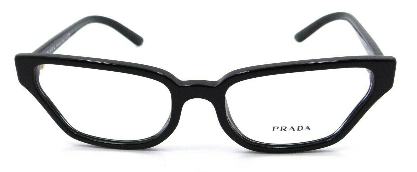 Prada Eyeglasses Frames PR 04XV 1AB-1O1 54-18-140 Shiny Black Made in Italy-8056597083447-classypw.com-2