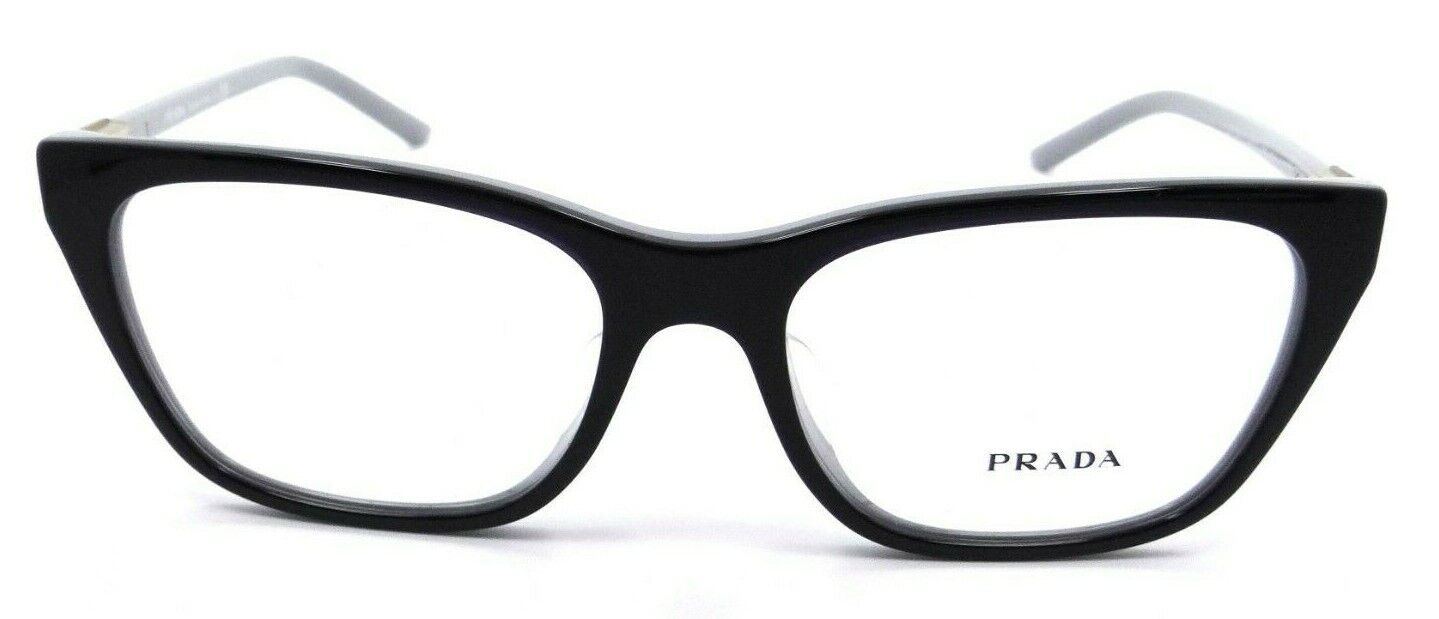 Prada Eyeglasses Frames PR 05YVF 08Y-1O1 54-17-140 Dark Blue on Grey Italy