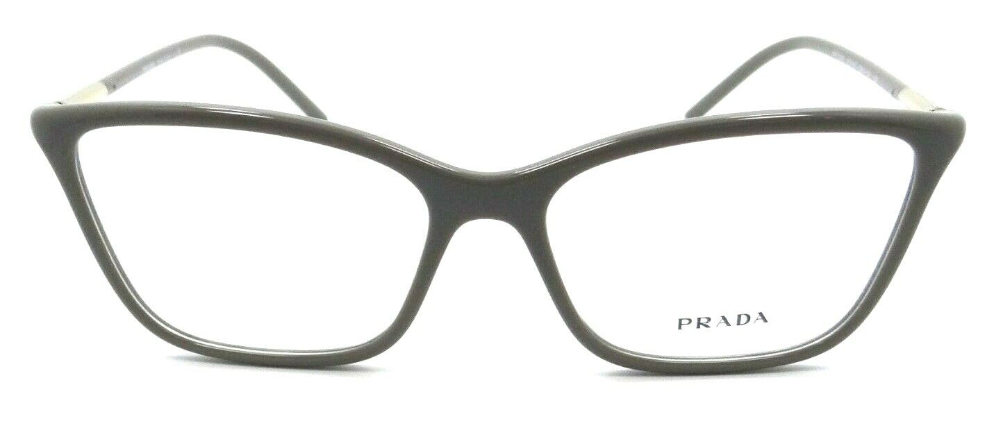 Prada Eyeglasses Frames PR 08WV 06W-1O1 55-16-140 Brown Grey Made in Italy