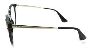 Prada Eyeglasses Frames PR 12UV 1AB-1O1 53-18-140 Shiny Black Made in Italy