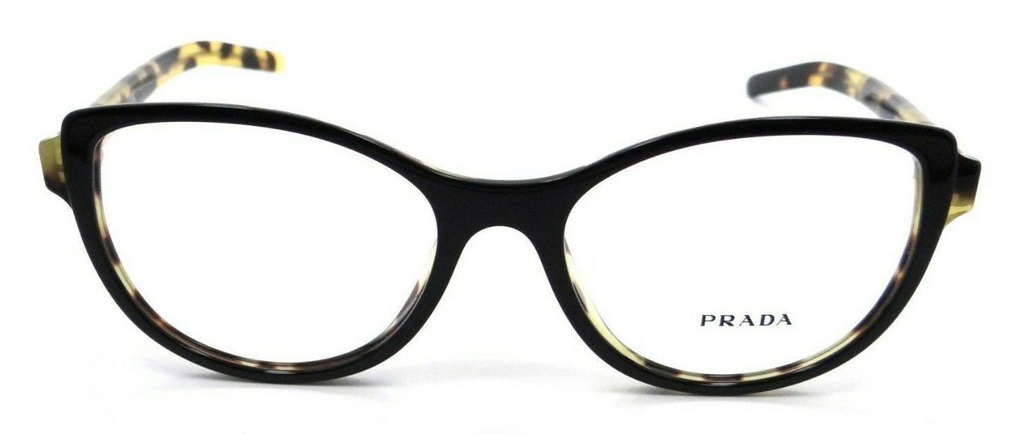 Prada Eyeglasses Frames PR 12VV NAI-1O1 54-18-140 Black / Light Havana Italy-8056597140843-classypw.com-2
