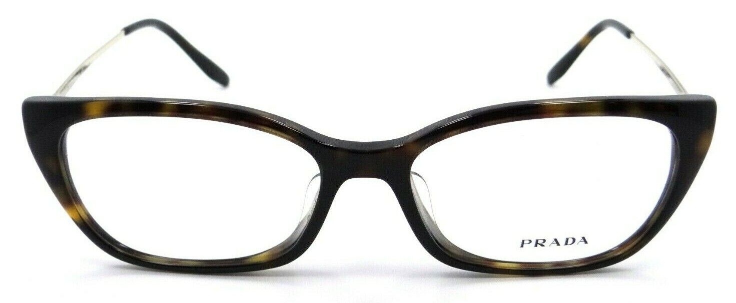 Prada Eyeglasses Frames PR 14XVF 2AU-1O1 54-16-140 Dark Havana Made in Italy