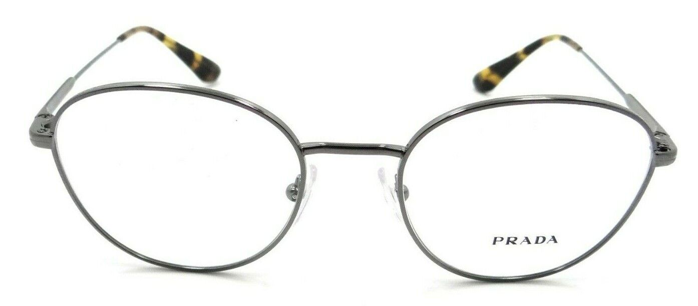 Prada Eyeglasses Frames PR 52VV 5AV-1O1 50-19-140 Gunmetal Made in Italy-8053672921472-classypw.com-1