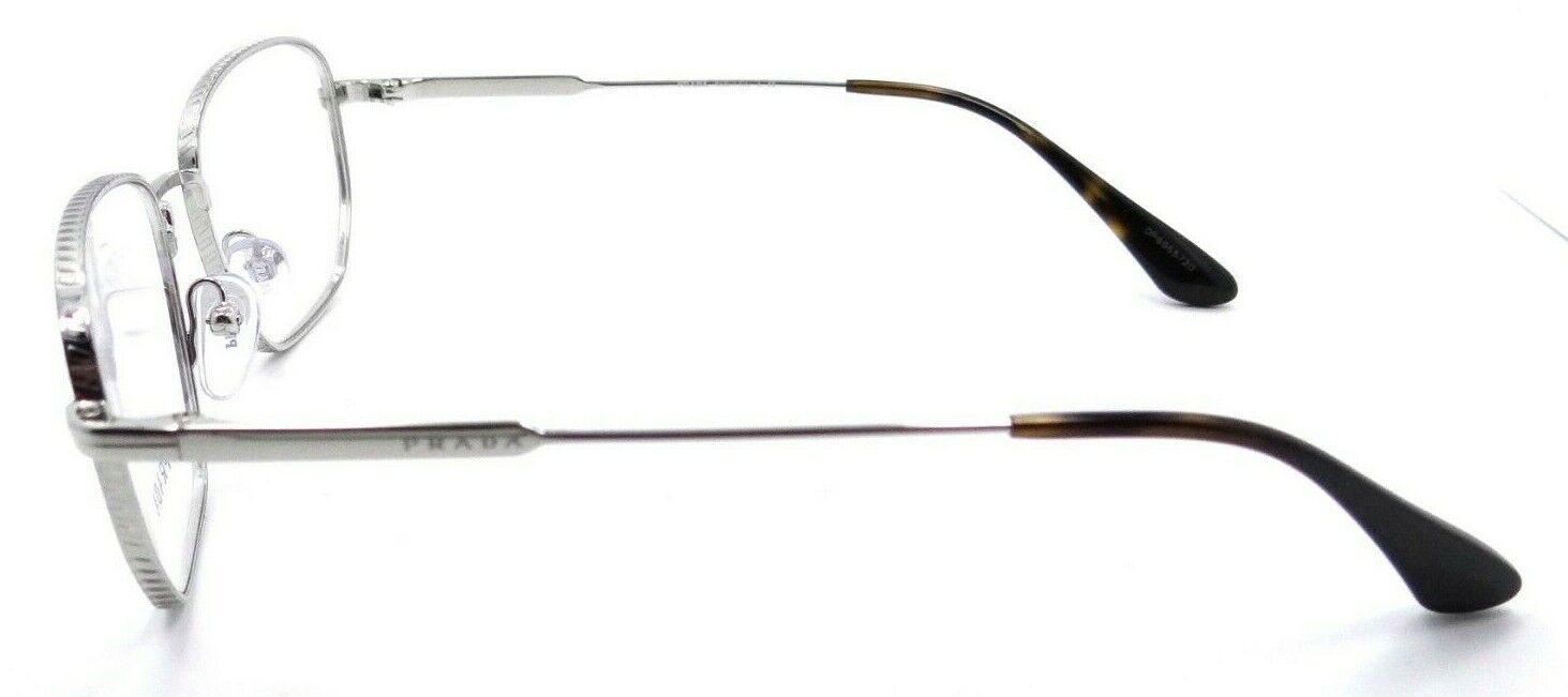 Prada Eyeglasses Frames PR 52WV 524-1O1 52-19-140 Silver / Black Made in Italy-8056597239592-classypw.com-3
