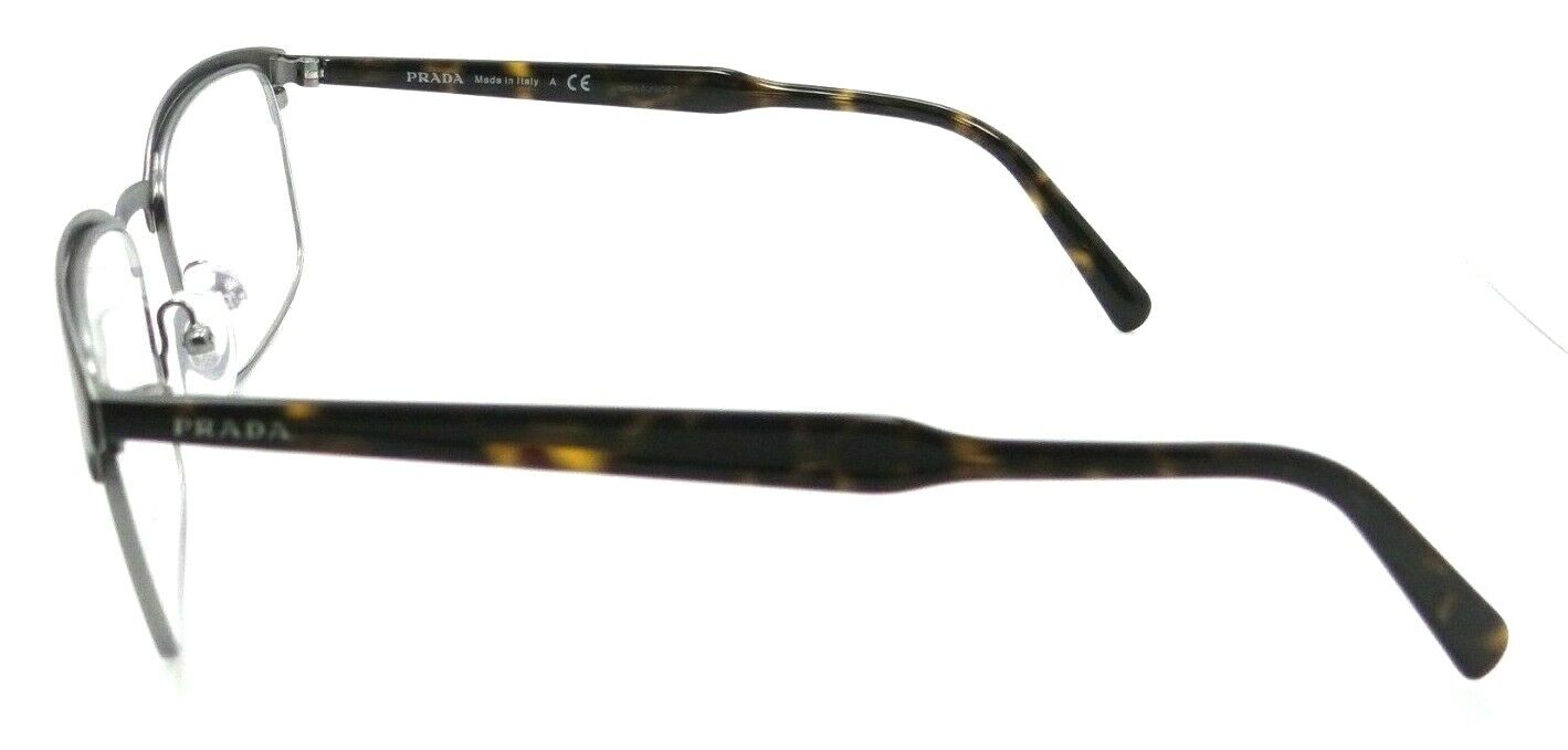 Prada Eyeglasses Frames PR 54WV 03G-1O1 56-18-150 Brown / Gunmetal Made in Italy-8056597239820-classypw.com-3