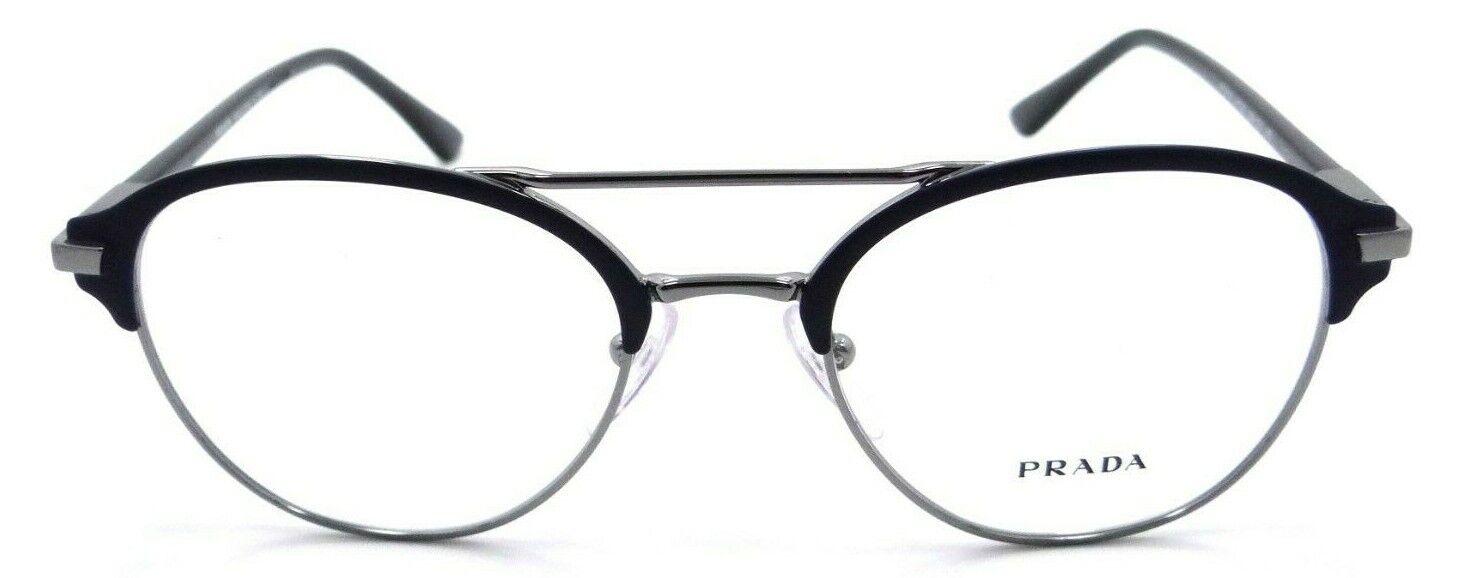 Prada Eyeglasses Frames PR 61WV 02N-1O1 51-20-145 Matte Baltic Blue / Gunmetal-8056597380164-classypw.com-2
