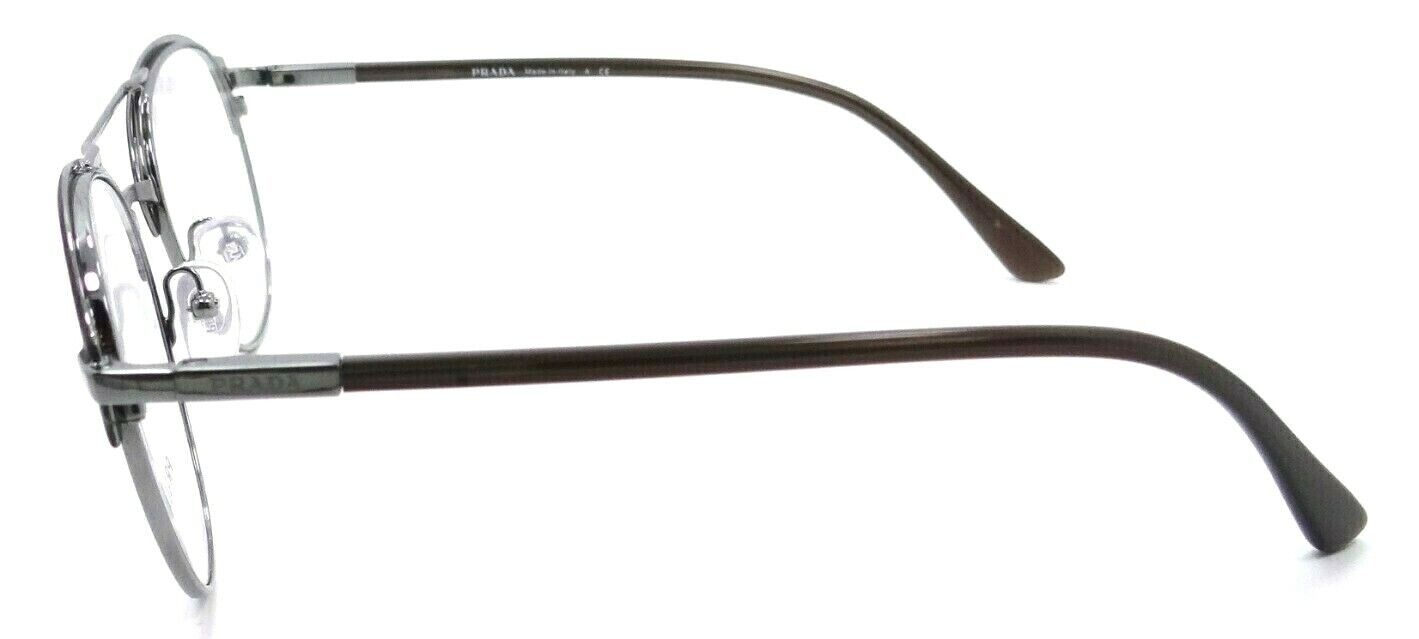 Prada Eyeglasses Frames PR 61WV 02Q-1O1 51-20-145 Matte Brown / Gunmetal Italy-8056597380195-classypw.com-3
