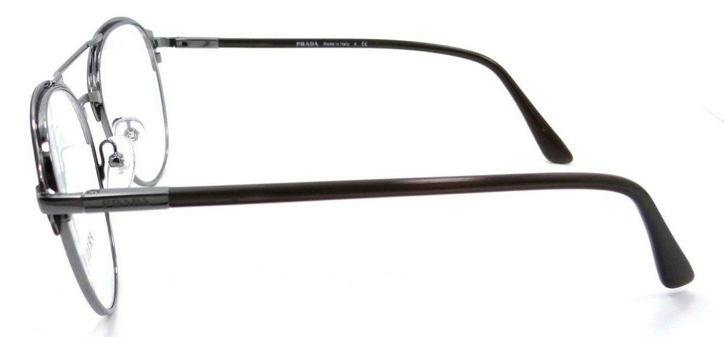 Prada Eyeglasses Frames PR 61WV 02Q-1O1 53-20-145 Matte Brown / Gunmetal Italy-8056597380201-classypw.com-3