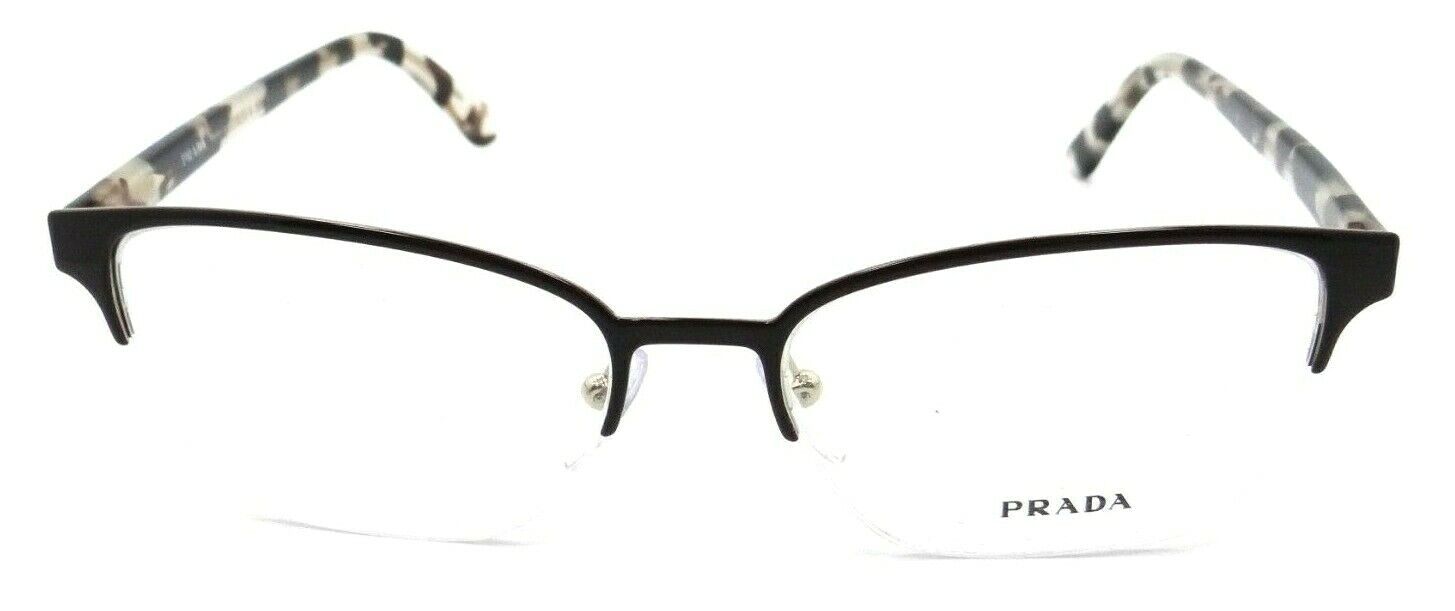Prada Eyeglasses Frames PR 61XV 552-1O1 54-17-145 Top Bordeaux / Pale Gold Italy-8056597137591-classypw.com-2