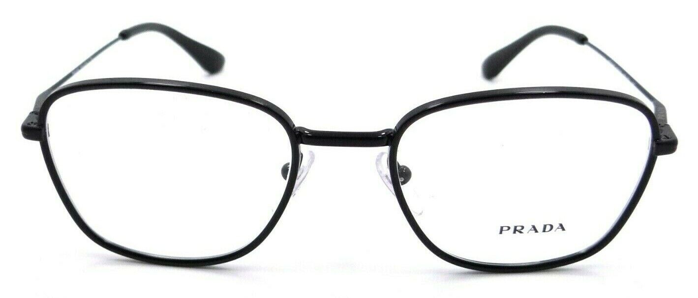Prada Eyeglasses Frames PR 64WV 1AB-1O1 50-19-145 Shiny Black Made in Italy-8056597440349-classypw.com-1