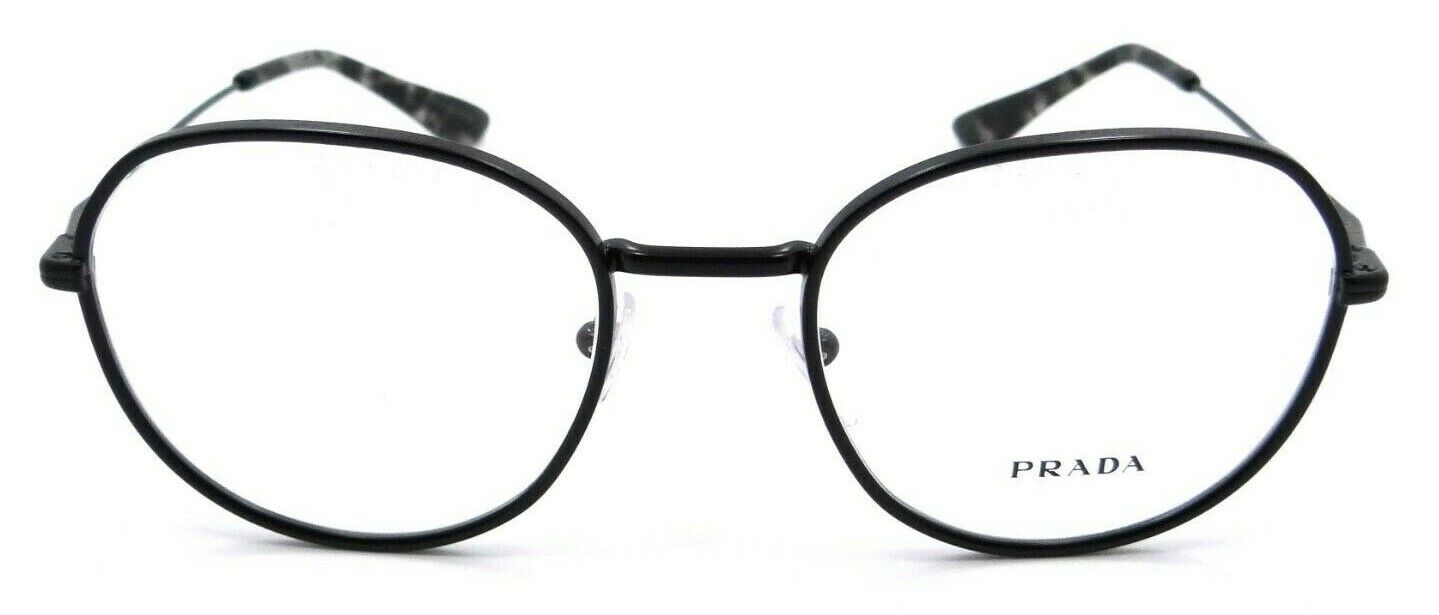 Prada Eyeglasses Frames PR 65WV 1BO-1O1 51-20-145 Matte Black Made in Italy-8056597440677-classypw.com-2