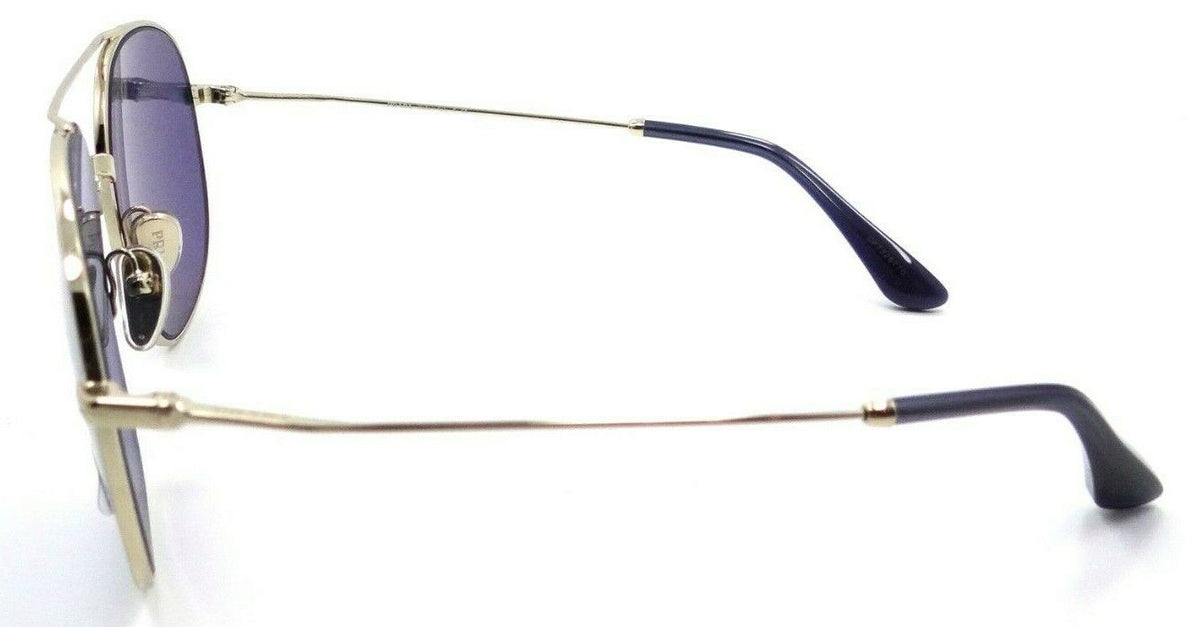 Prada Sunglasses PR 51YS ZVN-04P 58-16-145 Pale Gold / Dark Blue Made in Italy-8056597531429-classypw.com-3