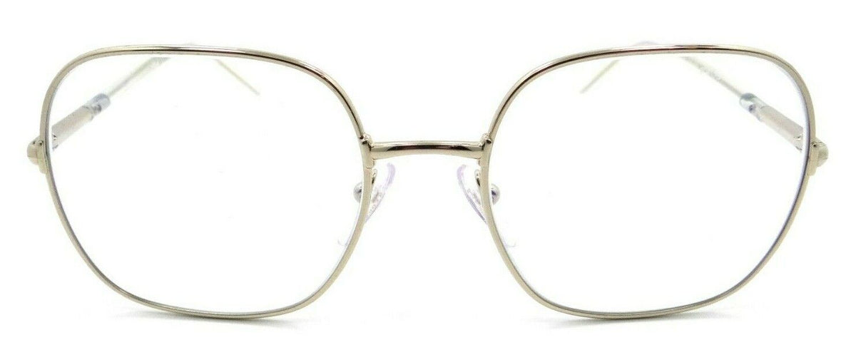 Prada Sunglasses PR 67XS ZVN-08N 55-19-140 Pale Gold / Clear Blue Light Filter-8056597449793-classypw.com-2