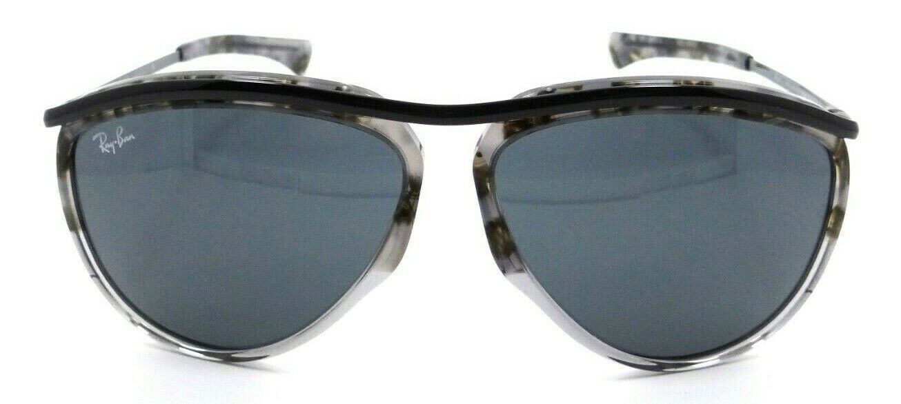 Ray-Ban Sunglasses RB 2219 1286/R5 59-13-140 Aviator Olympian Grey Havana / Blue