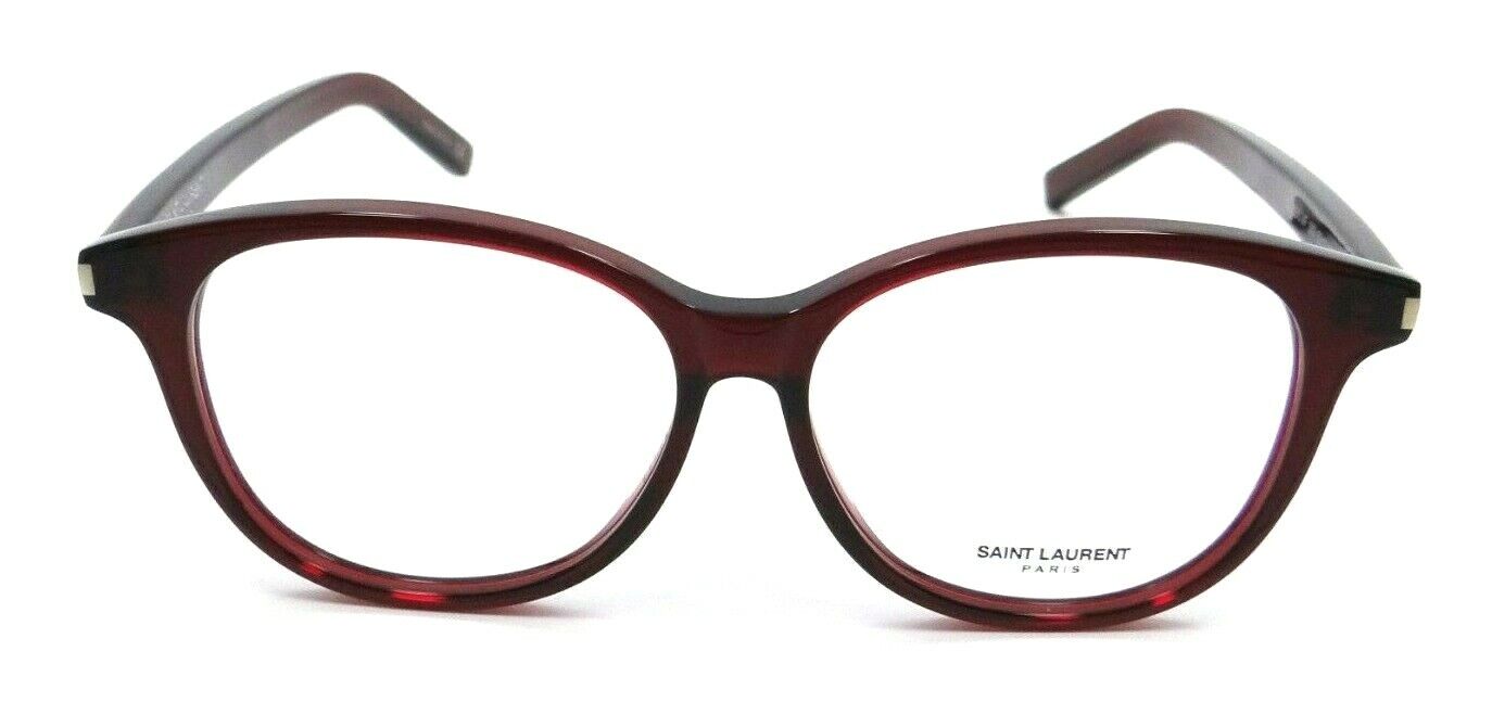 Saint Laurent Eyeglasses Frames SL Classic 9/F 010 53-13-145 Burgundy Asian Fit