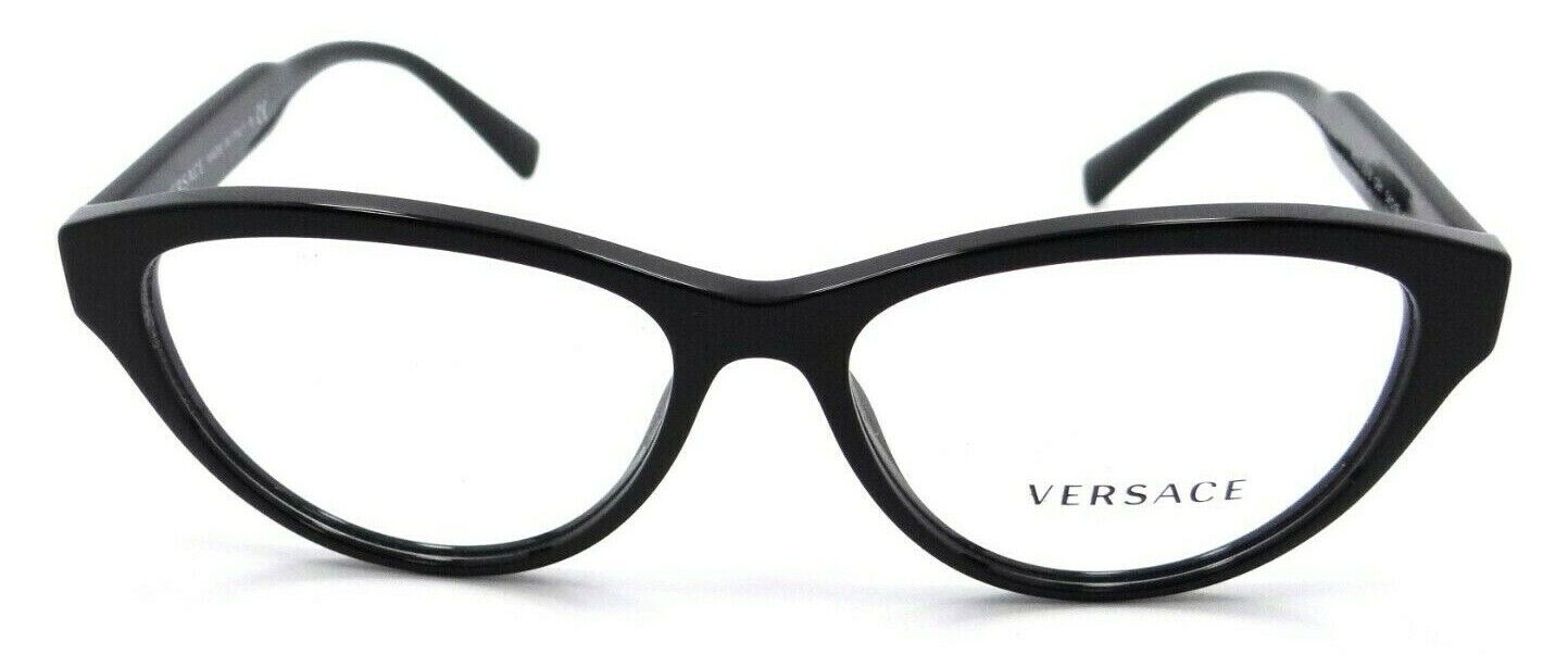 Versace Eyeglasses Frames VE 3276 GB1 54-15-140 Black Made in Italy-8056597117968-classypw.com-2