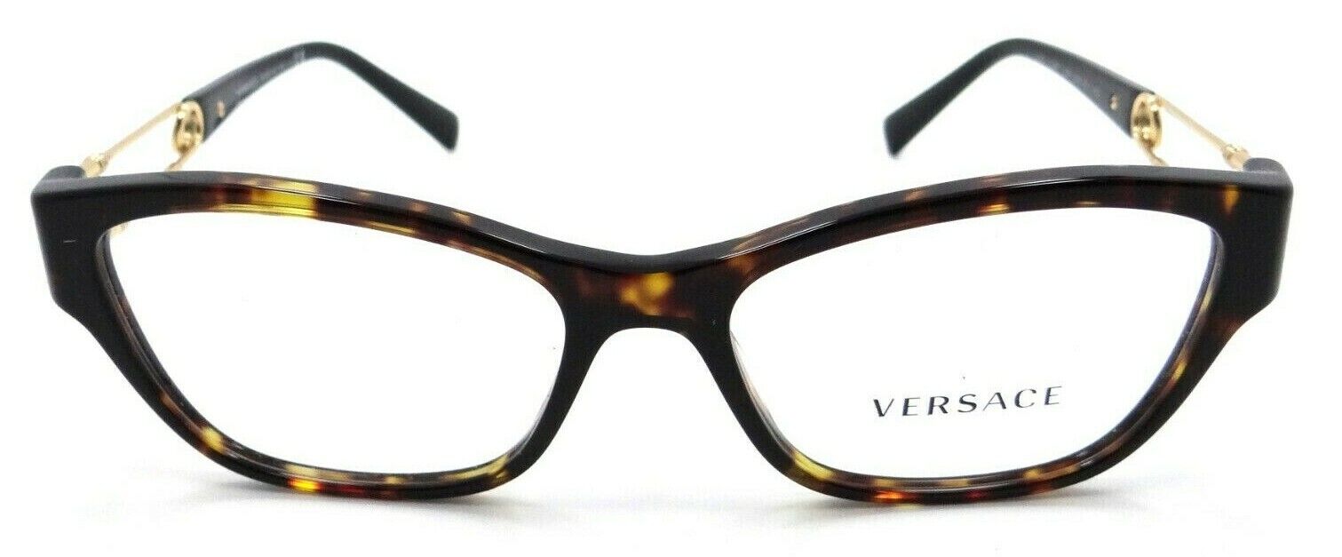 Versace Eyeglasses Frames VE 3288 108 54-16-140 Dark Havana Made in Italy-8056597219365-classypw.com-2