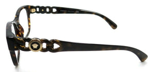 Versace Eyeglasses Frames VE 3306 108 52-17-140 Dark Havana Made in Italy