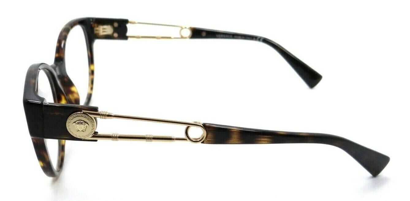Versace Eyeglasses Frames VE 3307 108 52-19-140 Dark Havana Made in Italy-8056597529990-classypw.com-3