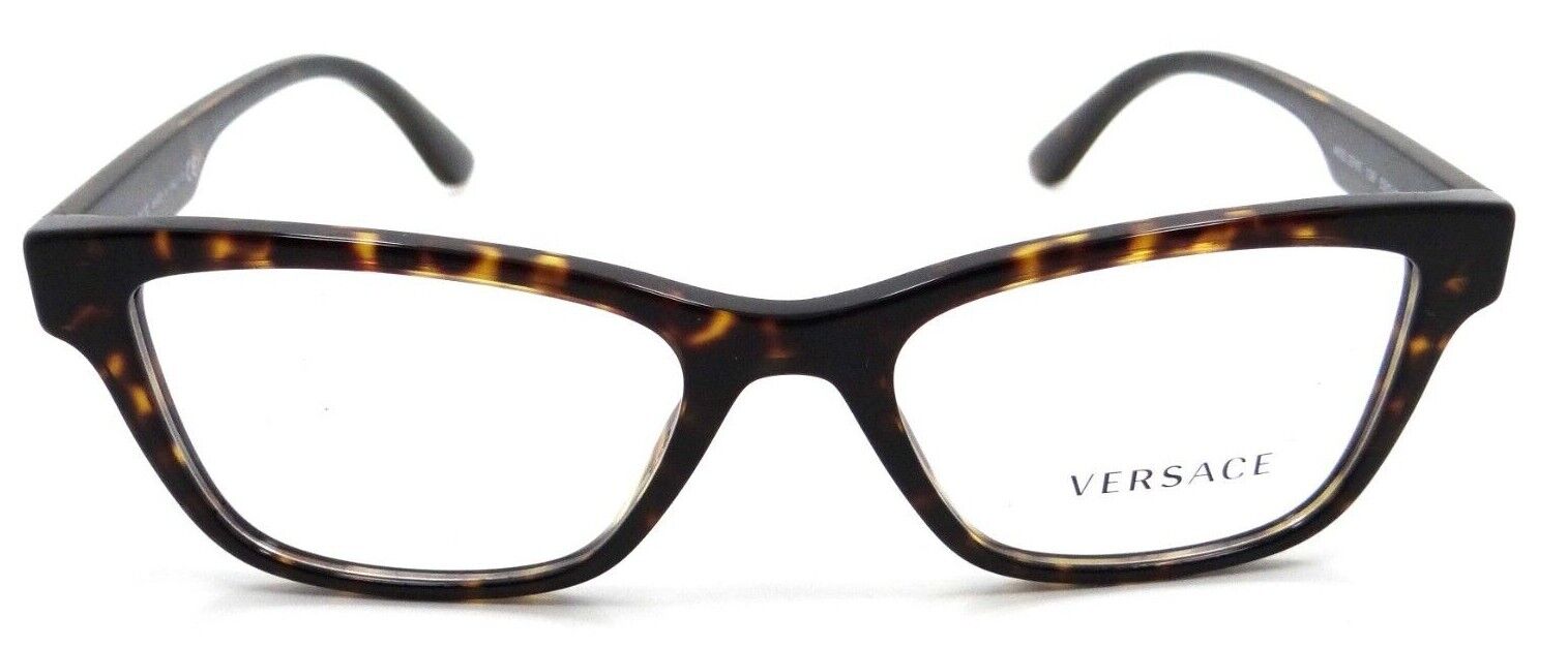 Versace Eyeglasses Frames VE 3316 108 53-18-145 Havana Made in Italy-8056597645546-classypw.com-2