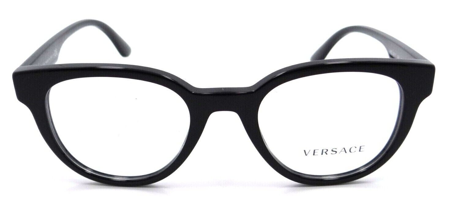 Versace Eyeglasses Frames VE 3317 GB1 49-20-145 Black Made in Italy-8056597646796-classypw.com-2