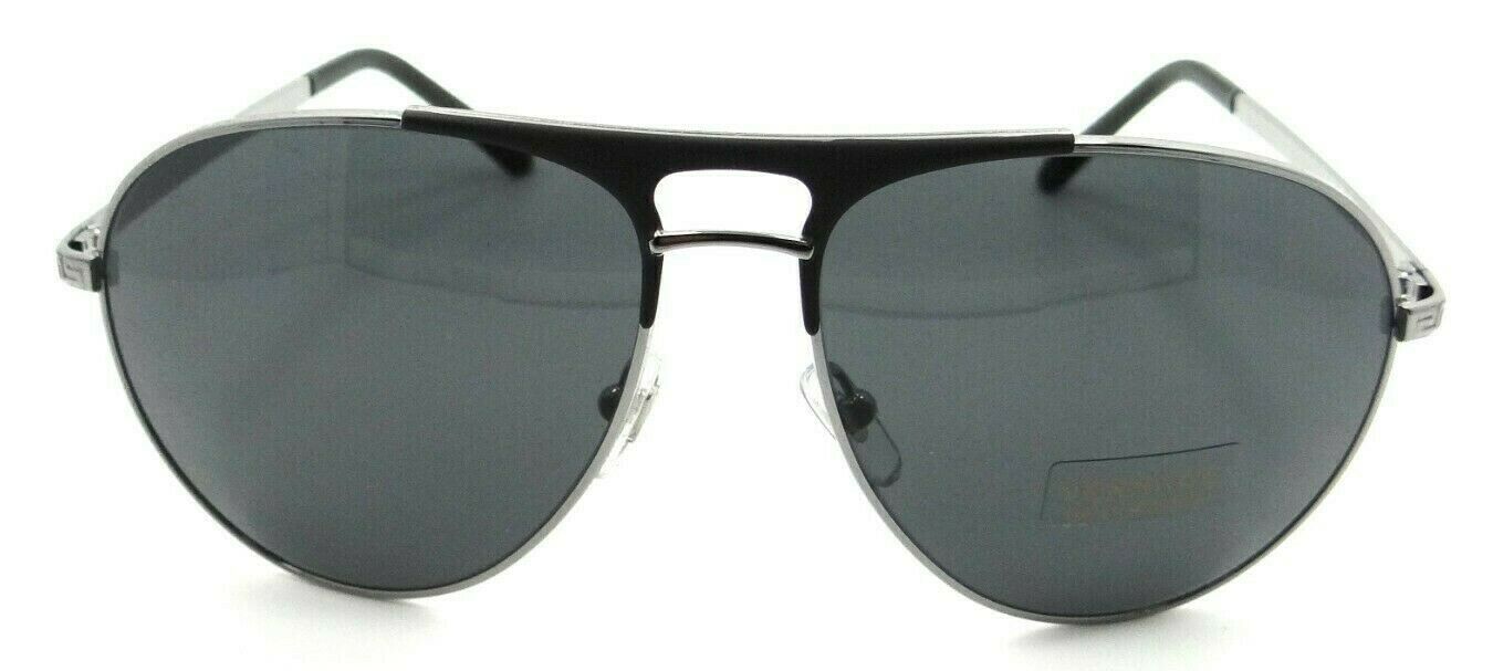 Versace Sunglasses VE 2164 1001/87 60-15-140 Gunmetal - Matte Black / Dark Grey-8053672464962-classypw.com-2