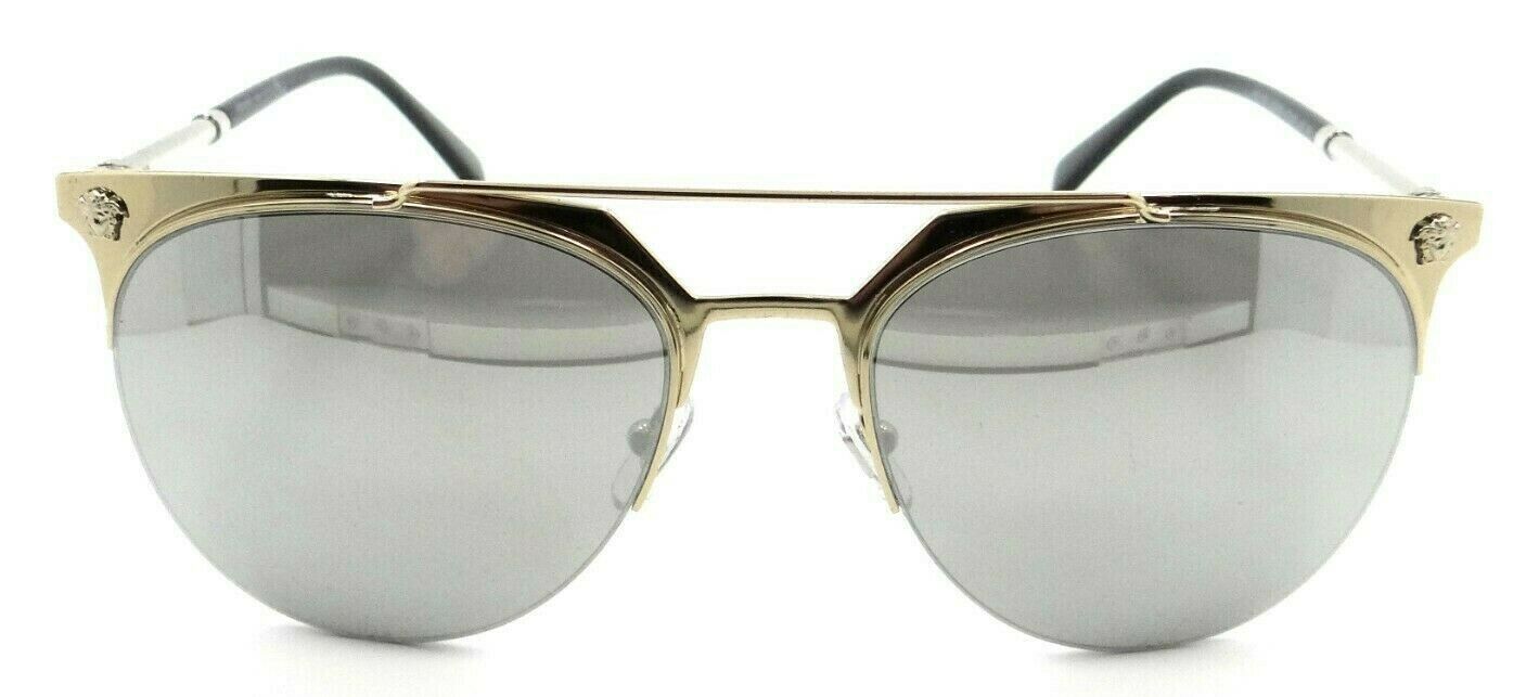 Versace Sunglasses VE 2181 1252/6G 57-18-140 Pale Gold /Light Grey Mirror Silver-8053672755404-classypw.com-2