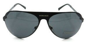 Versace Sunglasses VE 2189 1425/87 59-14-140 Matte Black / Grey Made in Italy