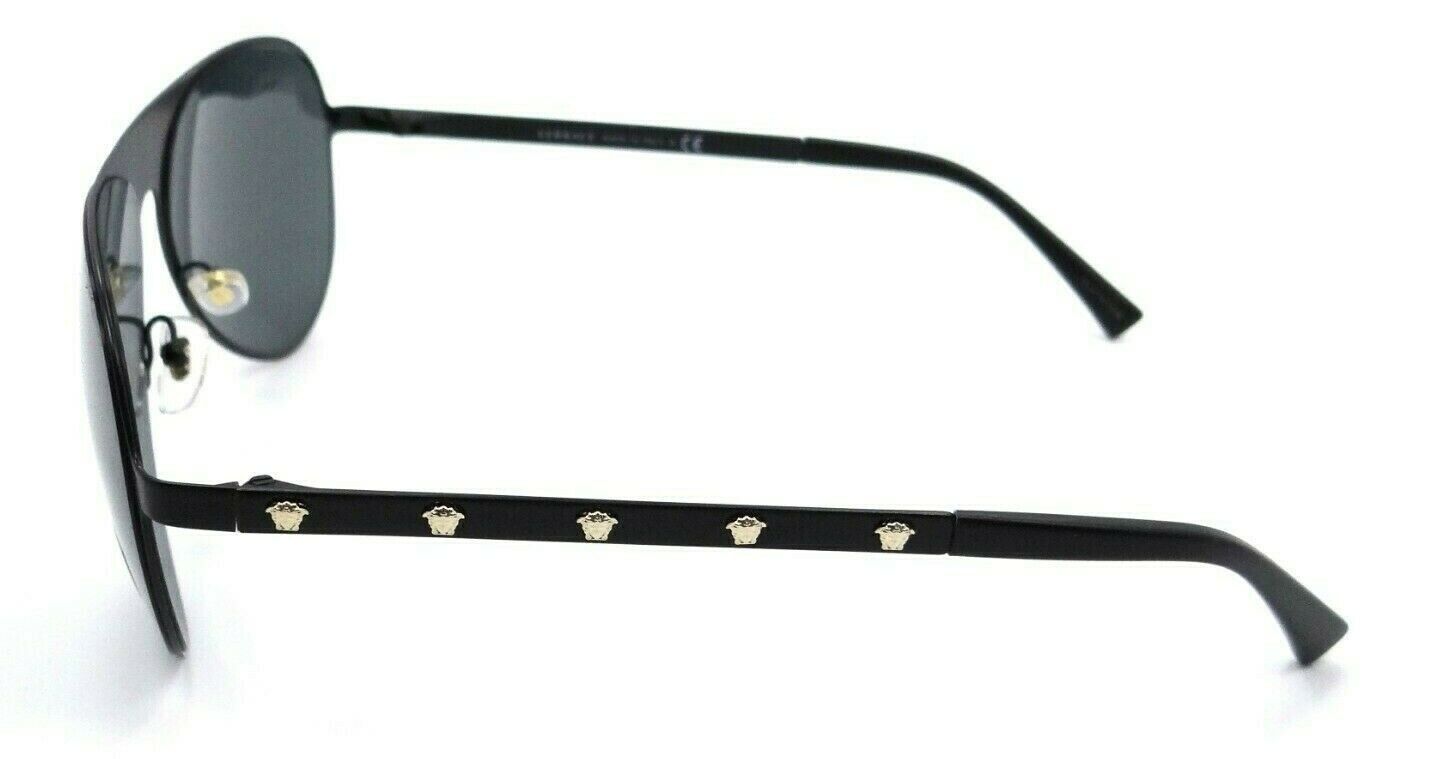 Versace Sunglasses VE 2189 1425/87 59-14-140 Matte Black / Grey Made in Italy-8053672851298-classypw.com-3