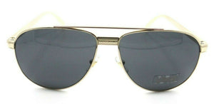 Versace Sunglasses VE 2209 1252/87 58-14-140 Pale Gold / Dark Grey Made in Italy