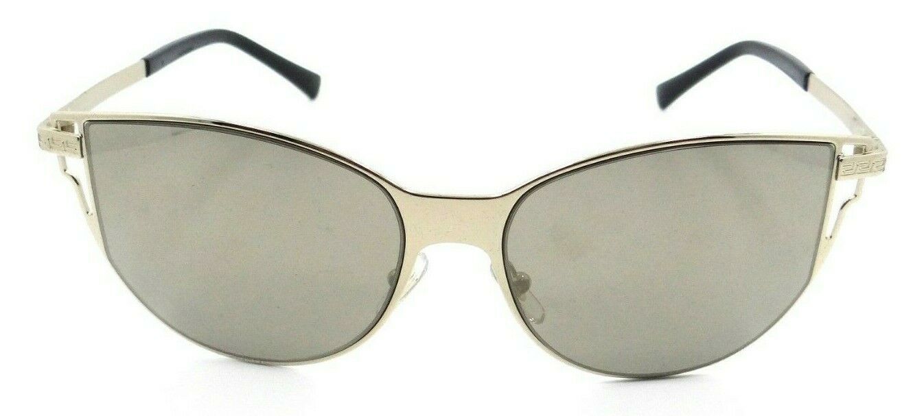 Versace Sunglasses VE 2211 1252/5A 56-16-140 Pale Gold / Brown Mirror Gold-8056597051606-classypw.com-1